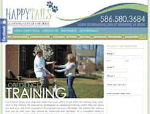 Tablet Screenshot of happytailsrule.com